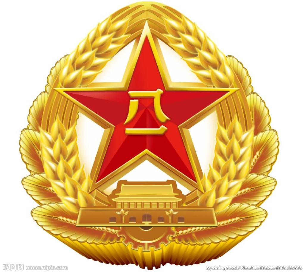 八一军徽标志图片